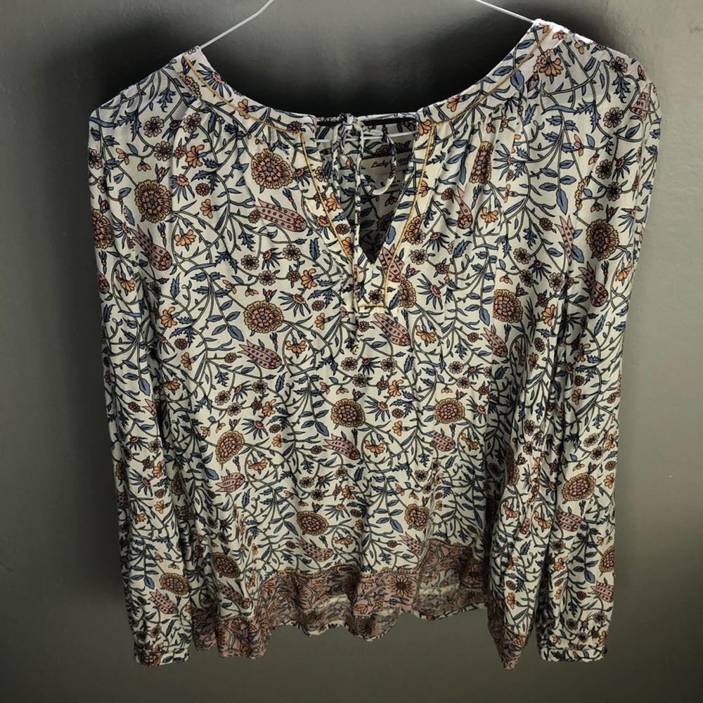 Lucky brand pastel printed tunic